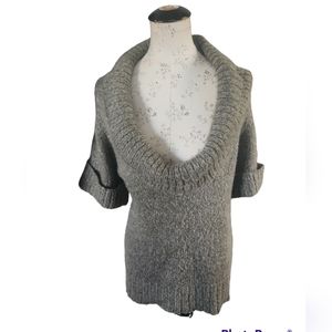 Vertigo Paris Cowl Neck Short Sleeve sweater Small